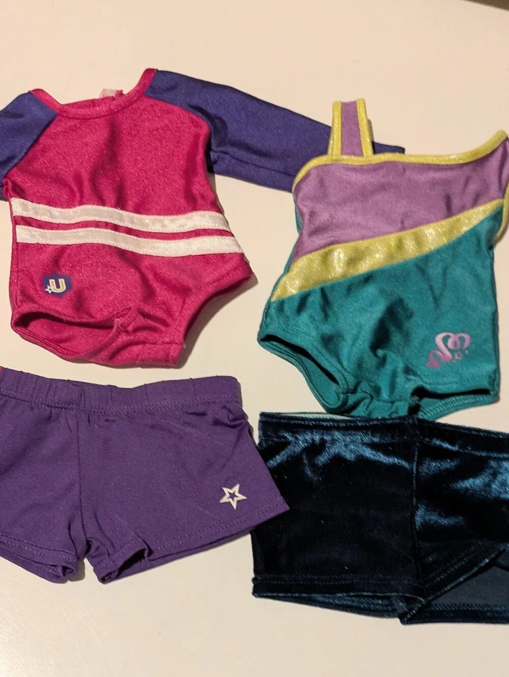 American Girl 10 Piece Gymnastics Set with Balance Bar, Trophy, McKenna Items +